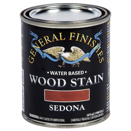 General Finishes 1 Pt Sedona Wood Stain Water-Based Penetrating Stain WSPT